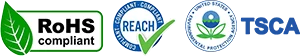 RoHS-, REACH- en EPA TSCA-conformiteitscertificaten