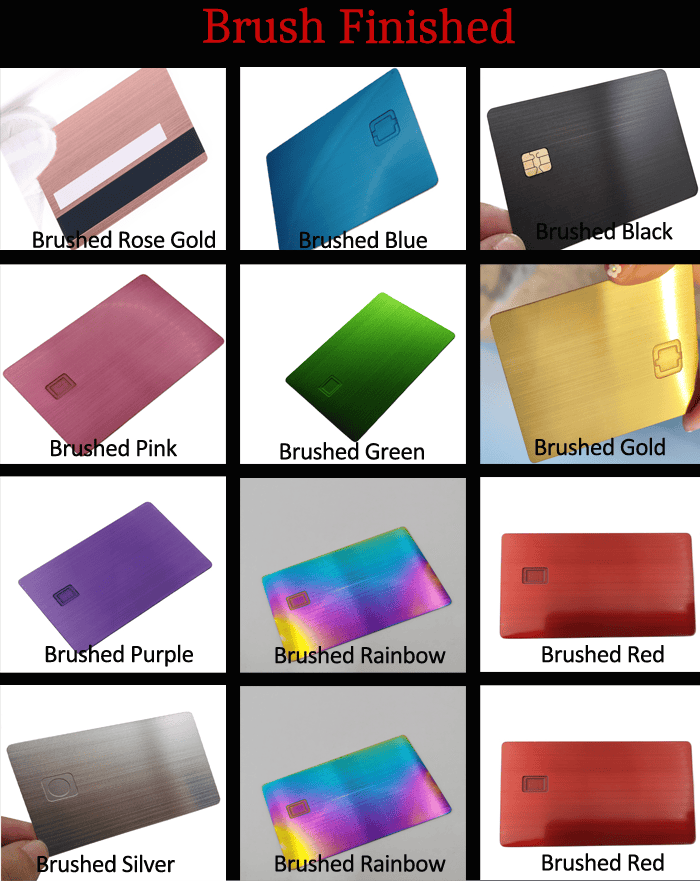 Op maat gemaakte metalen visitekaartjes voor premium branding met verschillende materiaalafwerkingen voor klanten die Metal Business Cards oplossingen vergelijken.