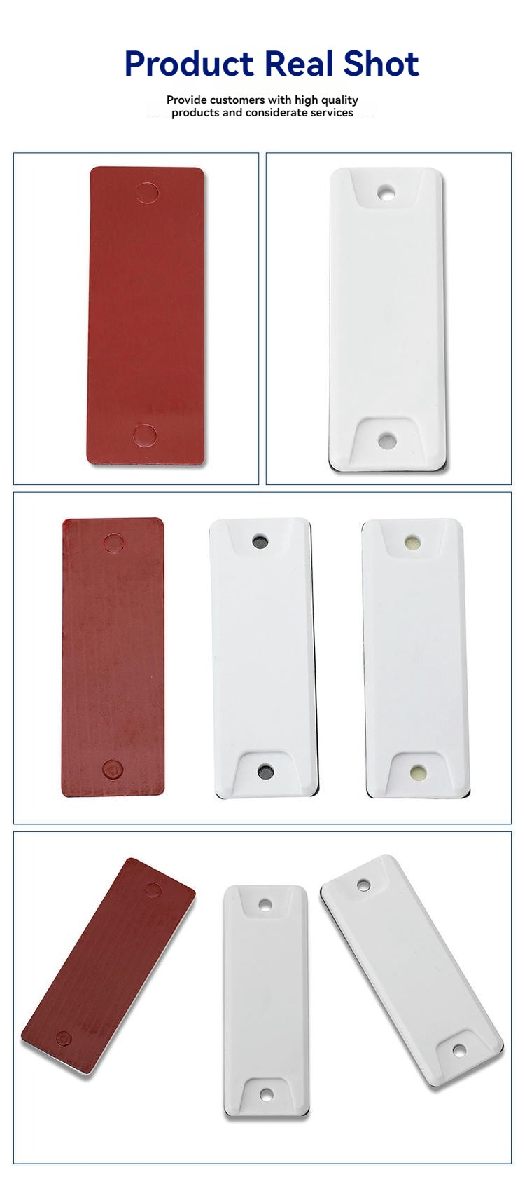 ABS RFID-tags voor IT-assets en toegangsbeheer met gepolijste randafwerking voor RFID-projecten.
