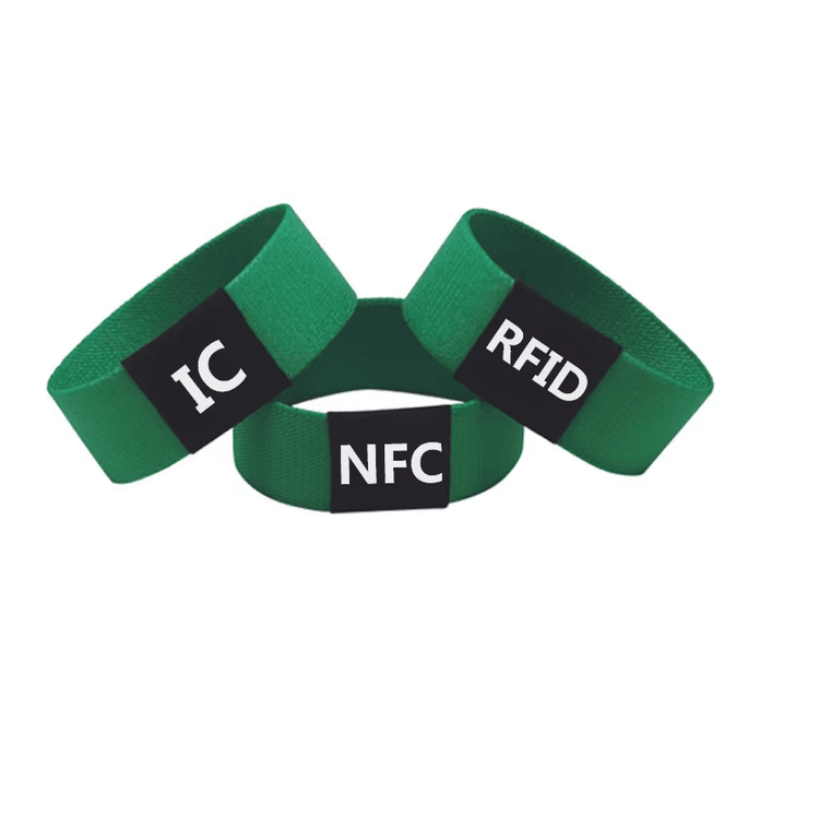 Productfoto van Elastische RFID-polsbandjes voor zwembadtoegang; met inchecken van gasten; in de categorie Elastische RFID-polsbandjes.