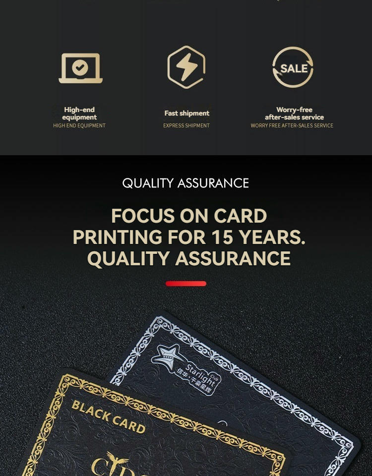 Aangepaste plastic VIP-kaarten voor premium ledenprogramma's met portemonneeformaat ontwerp voor kopers die Plastic Cards oplossingen vergelijken.