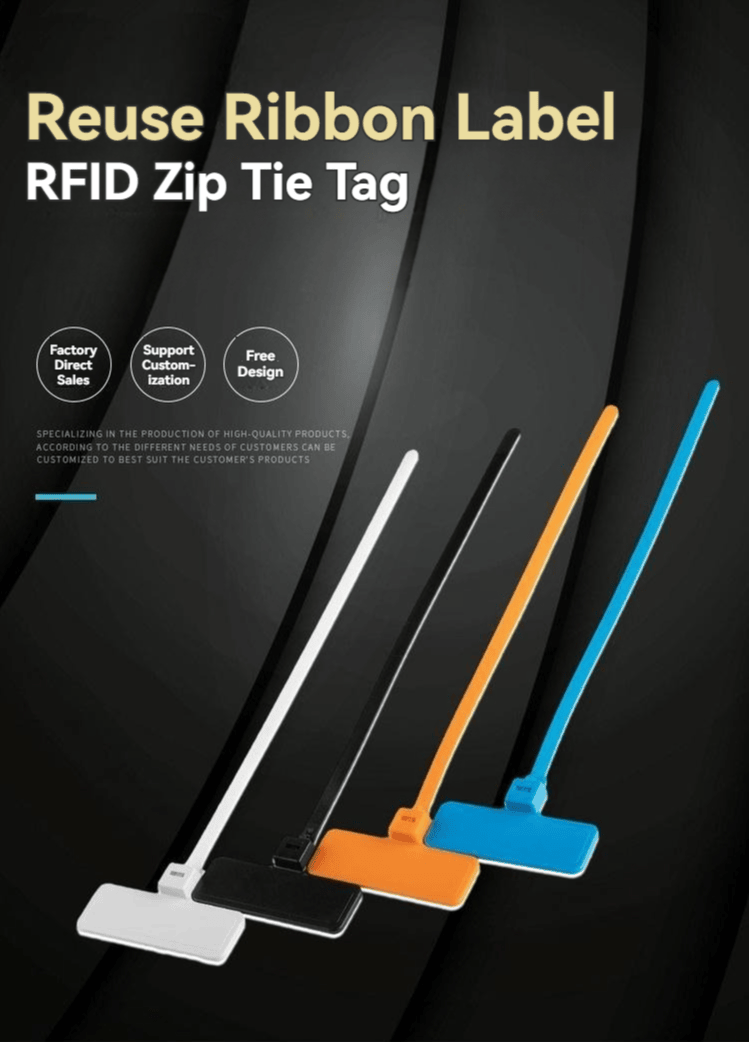 RFID kabelbindertag voor outdoor asset tracking vanuit een duidelijk containertrackingperspectief voor RFID kabelbindertag toepassingen.