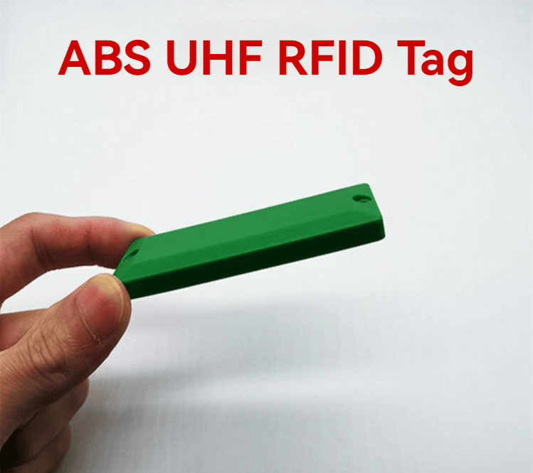 Productfoto van compacte ABS On-Metal RFID-tags voor componenten met gegraveerd logo binnen de categorie ABS On-Metal RFID-tags.