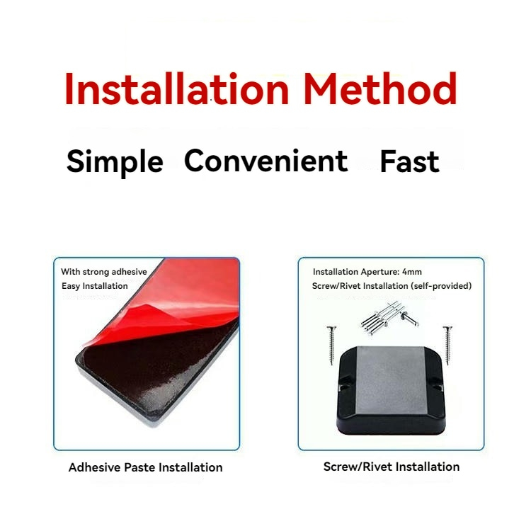 Compacte ABS On-Metal RFID-tag met duurzame behuizing voor activatracering.