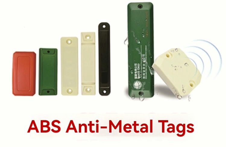 ABS On-Metal RFID-tags voor verhuurbeheer met geborstelde afwerking voor ABS On-Metal RFID-tags toepassingen.