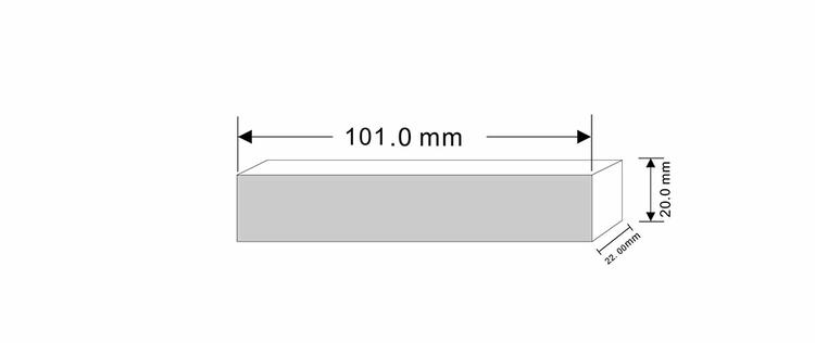 Lange PPS UHF RFID-striptag voor de tracking van industriële containers.