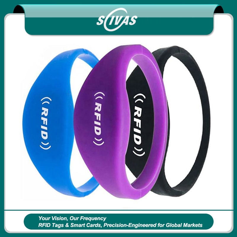 Siliconen RFID-polsbandjes voor evenementen in bulk