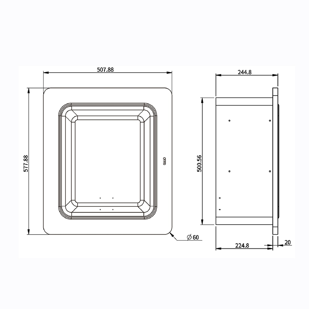 Weergave van de krachtige Impinj R2000-chip in de CK-D8A voor betrouwbare anti-collision prestaties en gegevensregistratie.