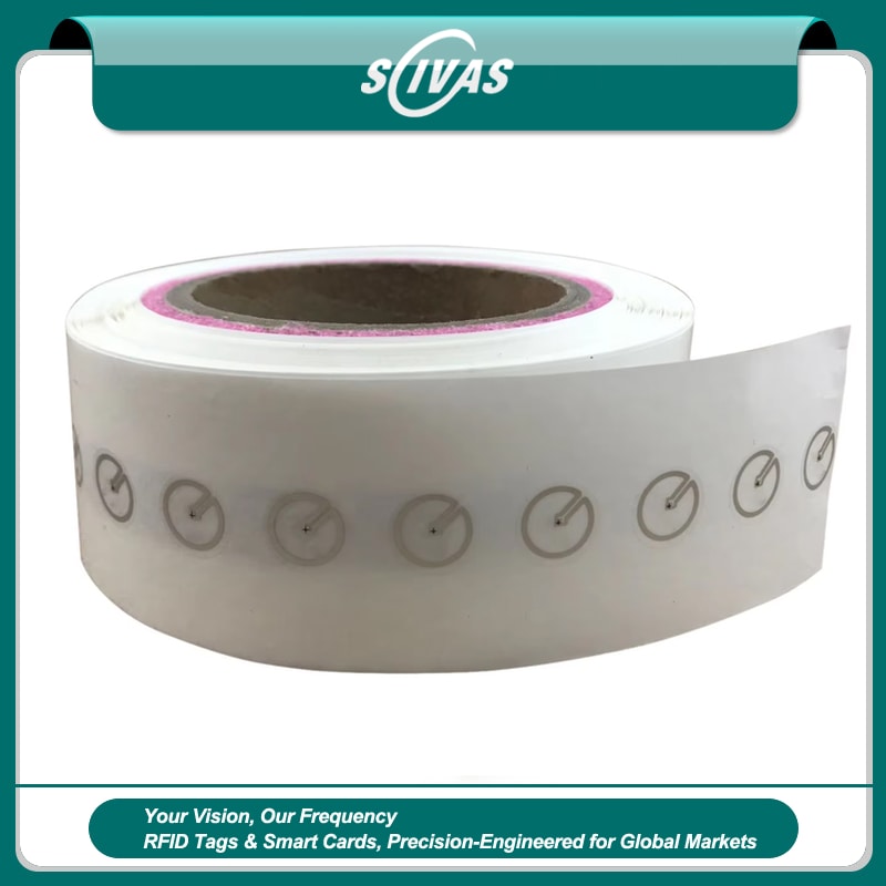 Compacte UHF RFID sticker voor dichte assetidentificatie