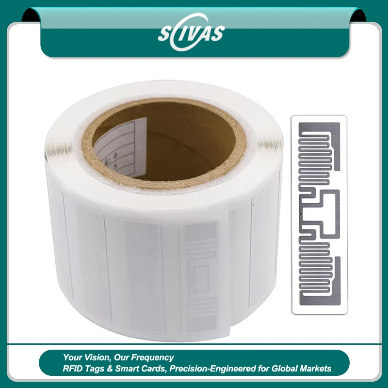 Productfoto van Compacte UHF RFID-labels voor schapinventarisatie; met veilige toegangscontrole; voor toepassingen met UHF RFID-labels.