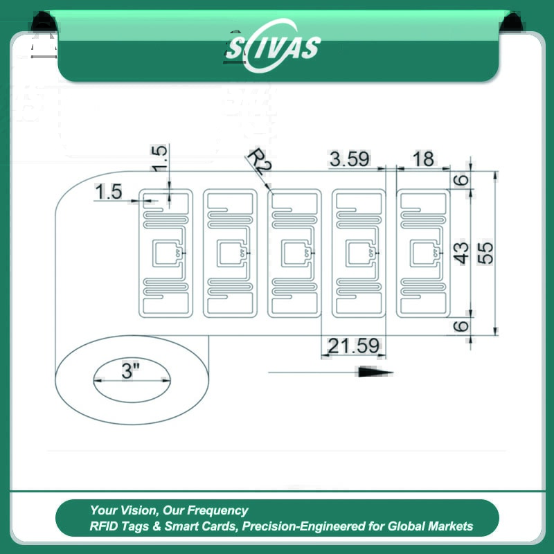 UHF RFID-labels voor pallets en dozen in magazijnen