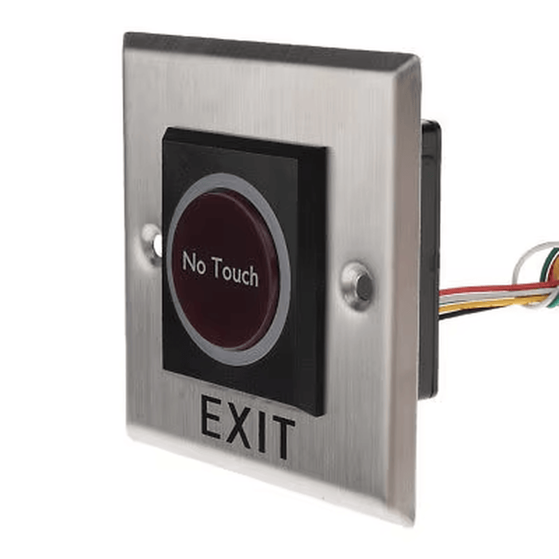 Productfoto van Infrarood uitgangsknoppen voor contactloos openen; met bulkbestelling; voor toepassingen met Afsluitknoppen.