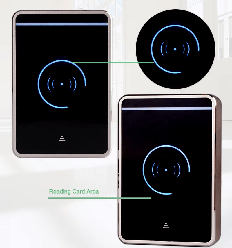 125kHz 13,56MHz RFID-toegangskaartlezer voor beveiliging met waterbestendige behuizing voor RFID-oplossingen.