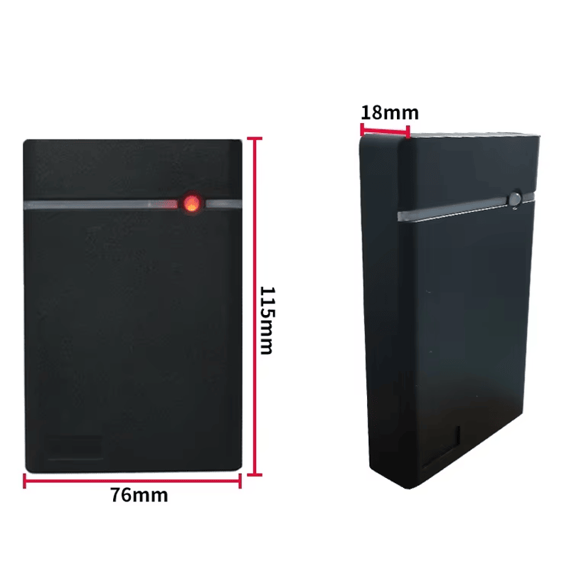 Productfoto van 125KHz RFID-toegangslezer voor deuren; met contactloos scannen; voor toepassingen met RFID Toegangslezers.