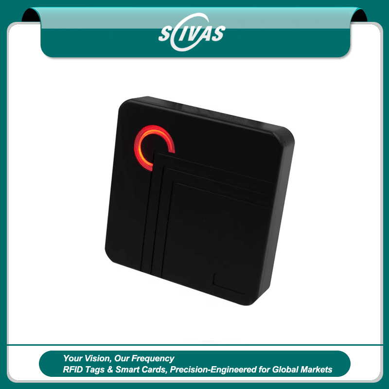 Productfoto van Waterdichte Wiegand RFID-lezers voor buitendeuren; met ontwerp voor wandmontage; voor toepassingen met RFID Toegangslezers.