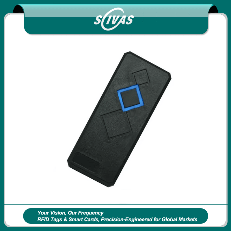 RFID Wiegand kaartlezer voor toegangscontrole; met beveiligingssysteem; voor kopers die oplossingen met RFID Toegangslezers vergelijken.