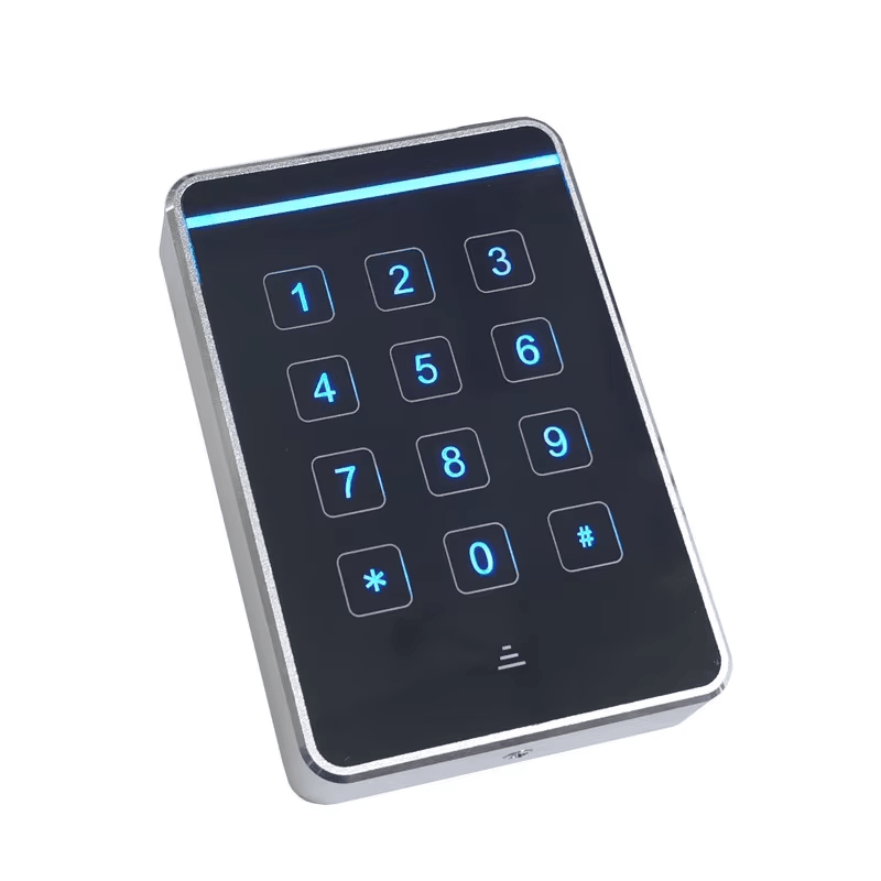 LF RFID-toegangslezer voor EM-kaarten en Wiegand-systemen met wandmontageontwerp voor RFID Access Readers oplossingen.
