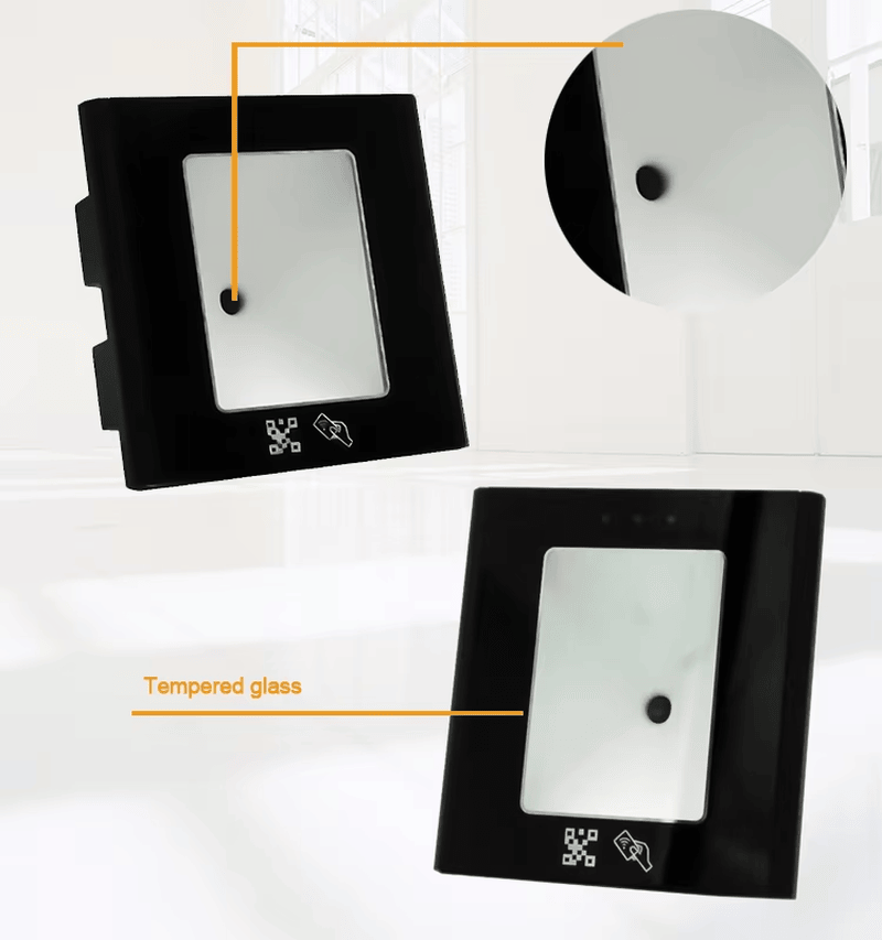 Aansluitklemmen van de QR-code toegangslezer met SDK en RFID-kaartondersteuning.