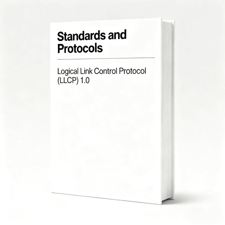 LLCP 1.0-gids voor het Logical Link Control Protocol, met focus op contactloos scannen voor projecten rond standaarden en protocollen.